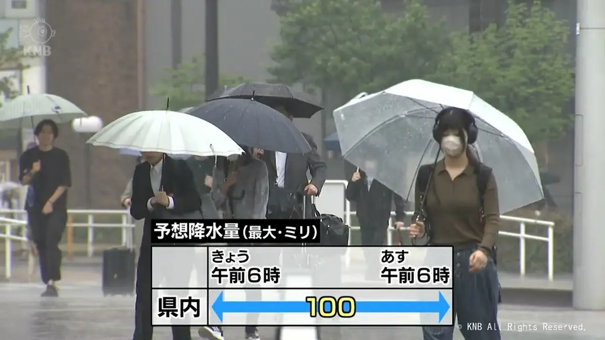 日テレNEWS NNN 5月21日(木) 12:01 富山県内に久しぶりの雨 土砂災害