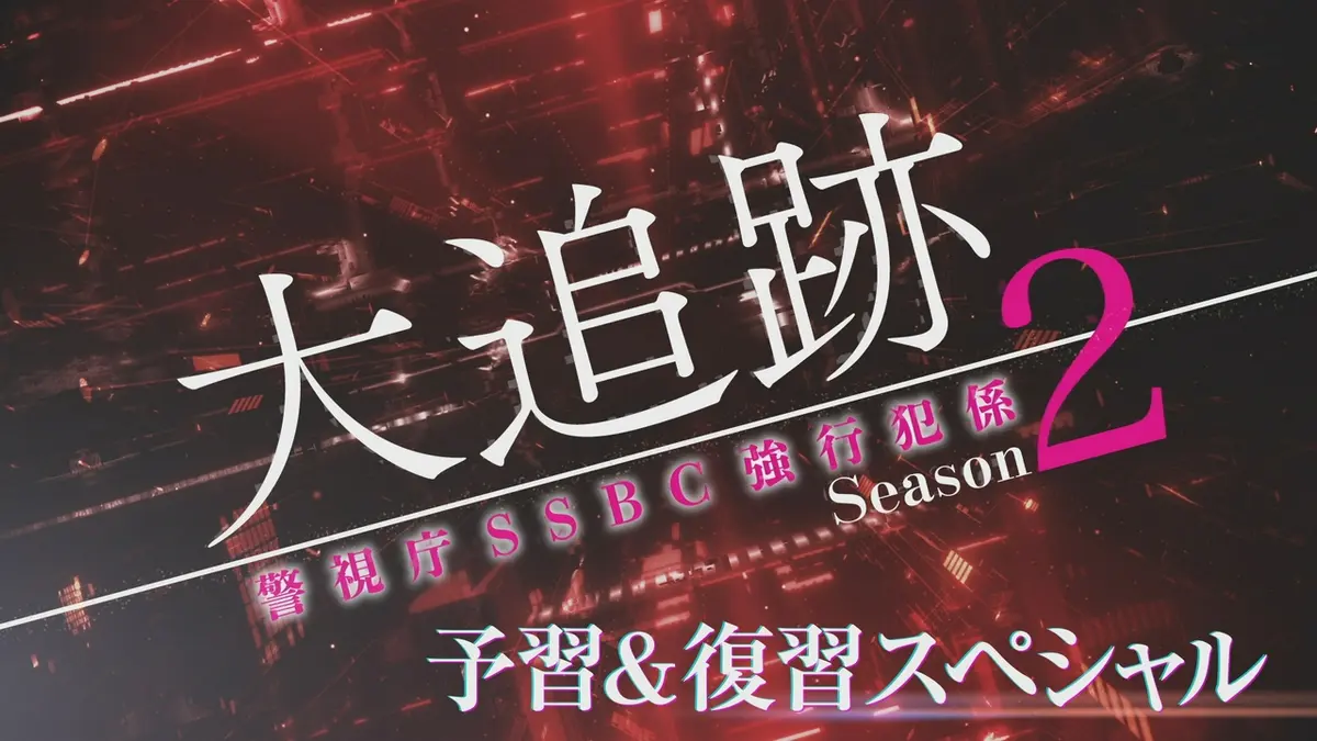 大追跡～警視庁SSBC強行犯係～ Season2 7月18日(土)放送分 予習