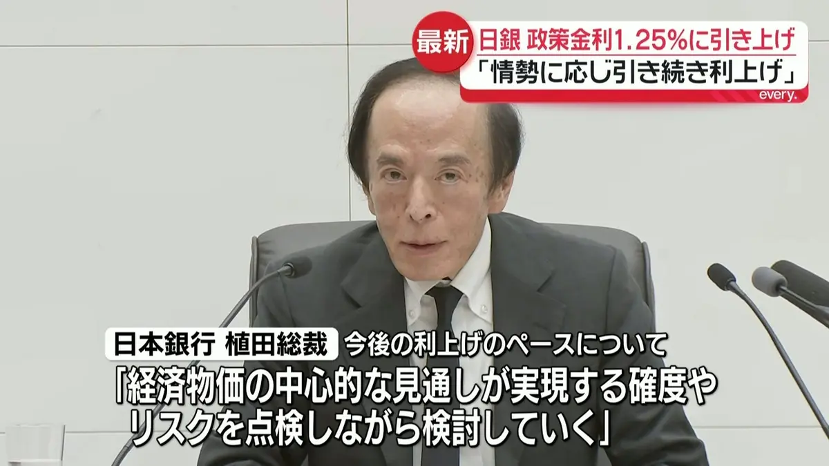 日テレNEWS NNN 9月18日(金) 17:49 「情勢に応じ引き続き利上げ」日銀