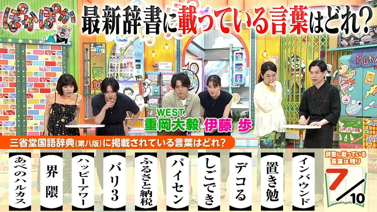 ぽかぽか 9月7日(月)放送分 月曜（3）重岡・伊藤のベストバイ＆辞書