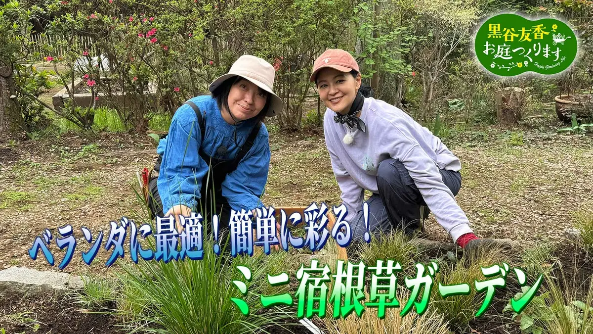 黒谷友香、お庭つくります 6月13日(土)放送分 第63回「ベランダに最適