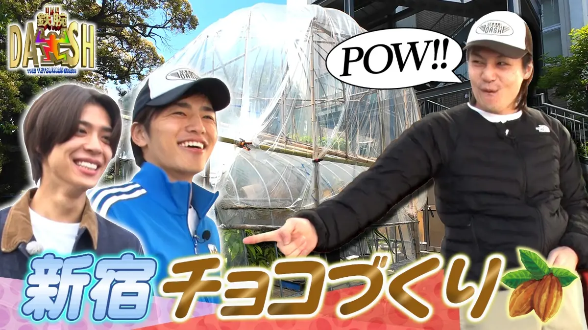 ザ！鉄腕！DASH!! 2月15日(日)放送分 真冬の新宿で奇跡のカカオ栽培