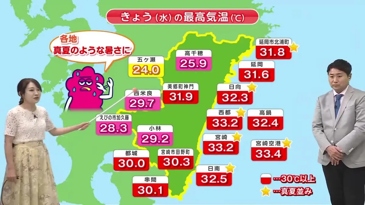 日テレNEWS NNN 6月3日(水) 20:11 6月3日（水）宮崎の天気｜報道