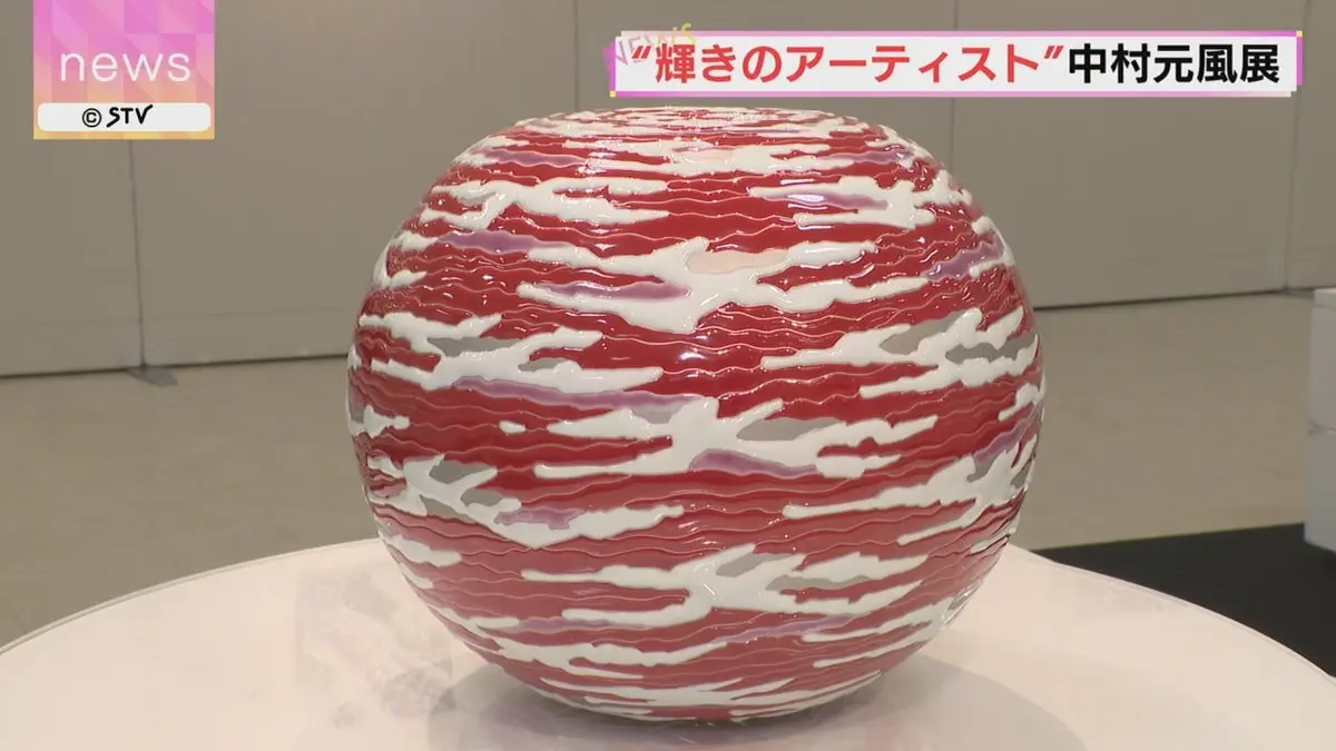 日テレNEWS NNN 5月20日(水) 5:23 輝きのアーティスト 中村元風展 札幌