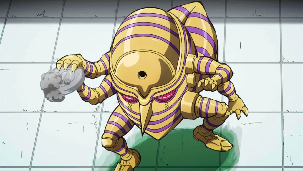 ジョジョの奇妙な冒険 ダイヤモンドは砕けない 2016年放送  ＃18「『重ちー』の収穫（ハーヴェスト）その１」｜アニメ／ヒーロー｜見逃し無料配信はTVer！人気の動画見放題