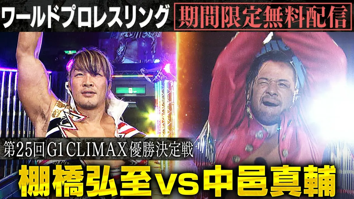 ワールドプロレスリング 2015年放送 【第25回G1 CLIMAX優勝決定戦