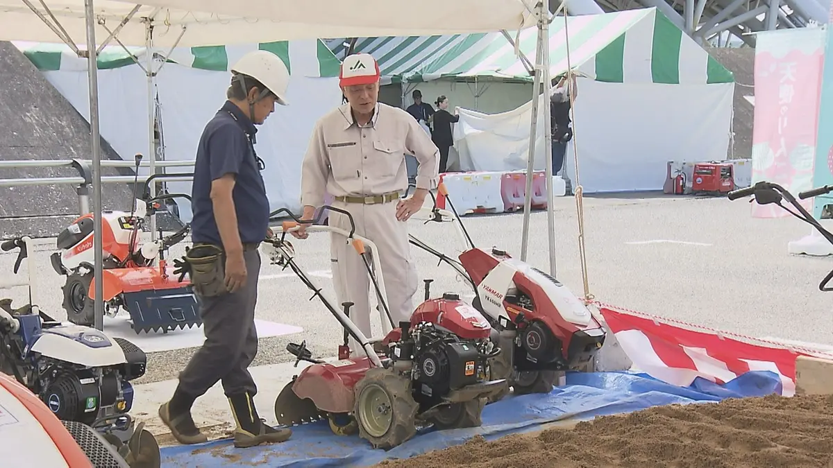 日テレNEWS NNN 7月10日(金) 12:09 県内最大級 農業用機械の展示会