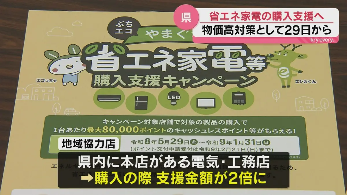 日テレNEWS NNN 5月18日(月) 19:54 エアコン購入で最大8万円還元！県が