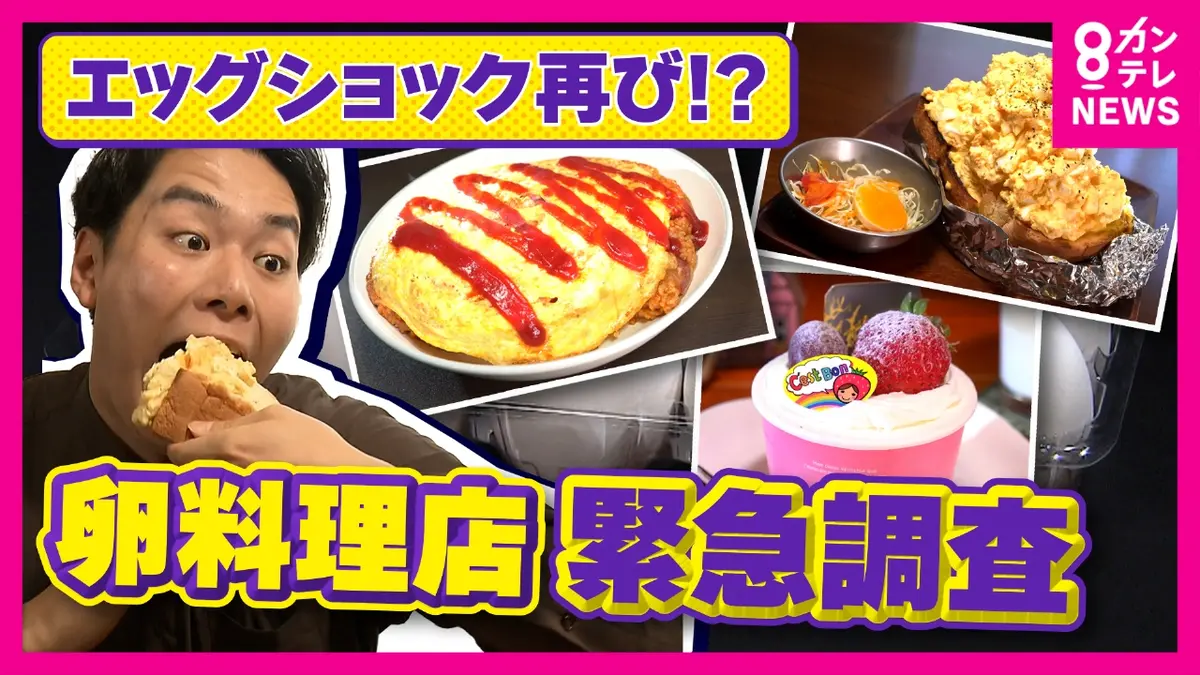 newsランナー 11月21日(金)放送分 卵の値段高騰の中で「“500円”で