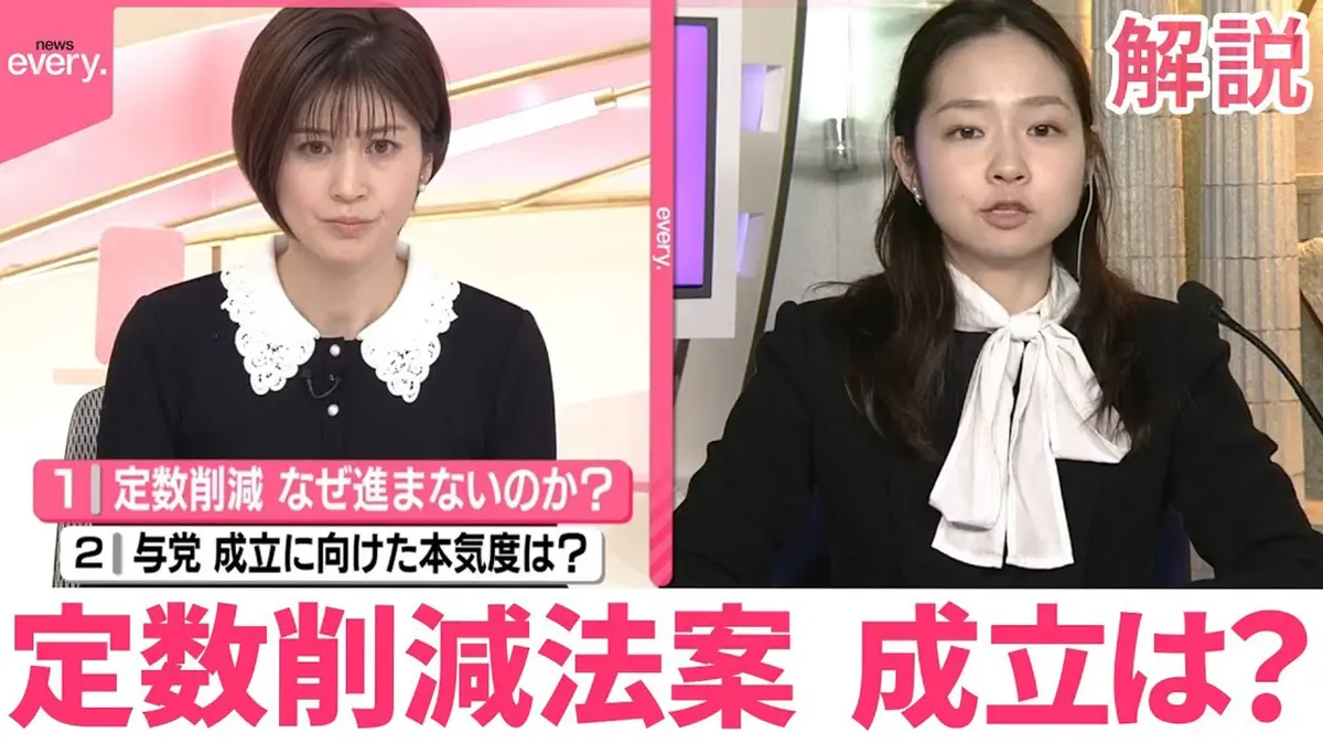 日テレNEWSセレクト 12月10日(水)放送分 【解説】定数削減法案、なぜ 