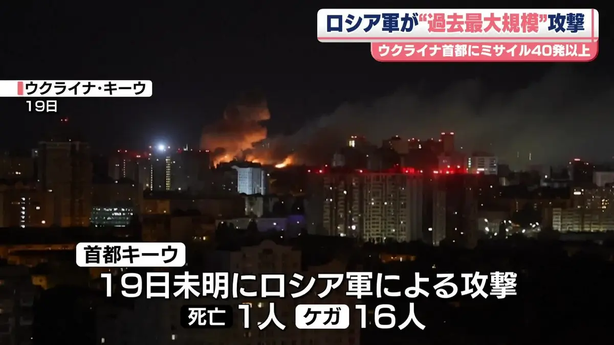 日テレNEWS NNN 7月19日(日) 19:12 ウクライナ首都キーウに露軍の“過去