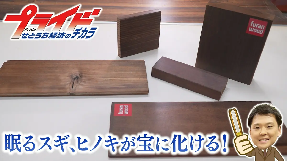 プライド せとうち経済のチカラ 7月4日(土)放送分 眠るスギ、ヒノキが 