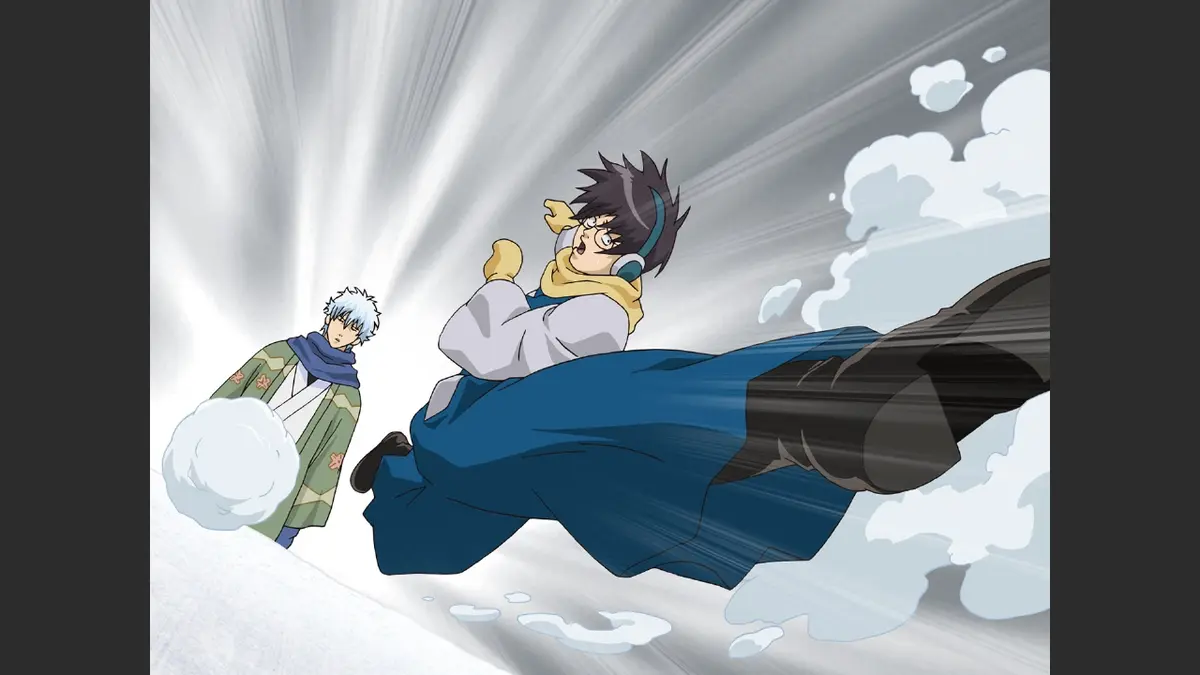 銀魂 2007年放送 第38話 雪ではしゃぐのは子供だけ／冬に食べるアイス