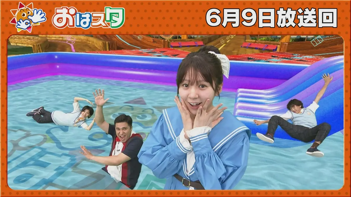 おはスタ 6月9日(火)放送分 生実験！水の中で音が聞こえなくなる秘密を