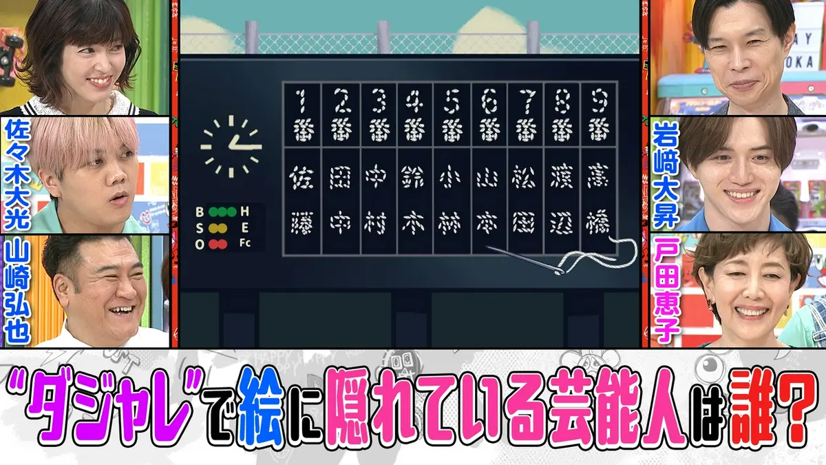 ぽかぽか 6月4日(木)放送分 木曜（3）芸能人ダジャレQ佐々木大光が珍