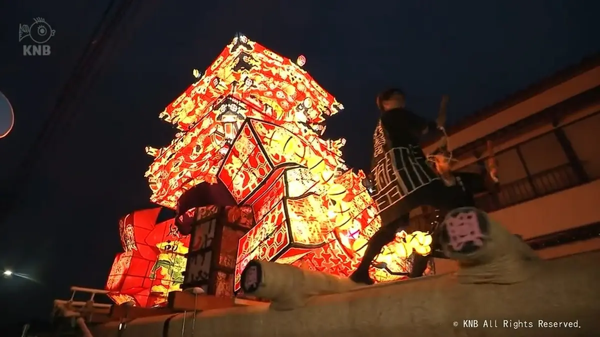 日テレNEWS NNN 6月6日(土) 11:51 威勢のよい掛け声のもと「津沢夜高