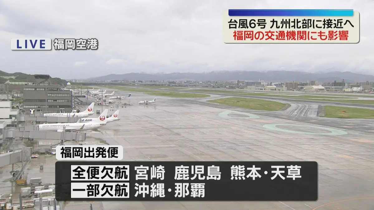 日テレNEWS NNN 6月2日(火) 11:53 【台風6号】宮崎・鹿児島・天草行き