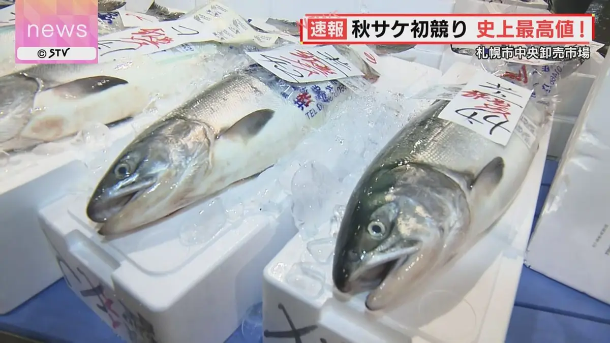 日テレNEWS NNN 9月3日(木) 6:44 【速報】1キロ18万8888円の史上最高値