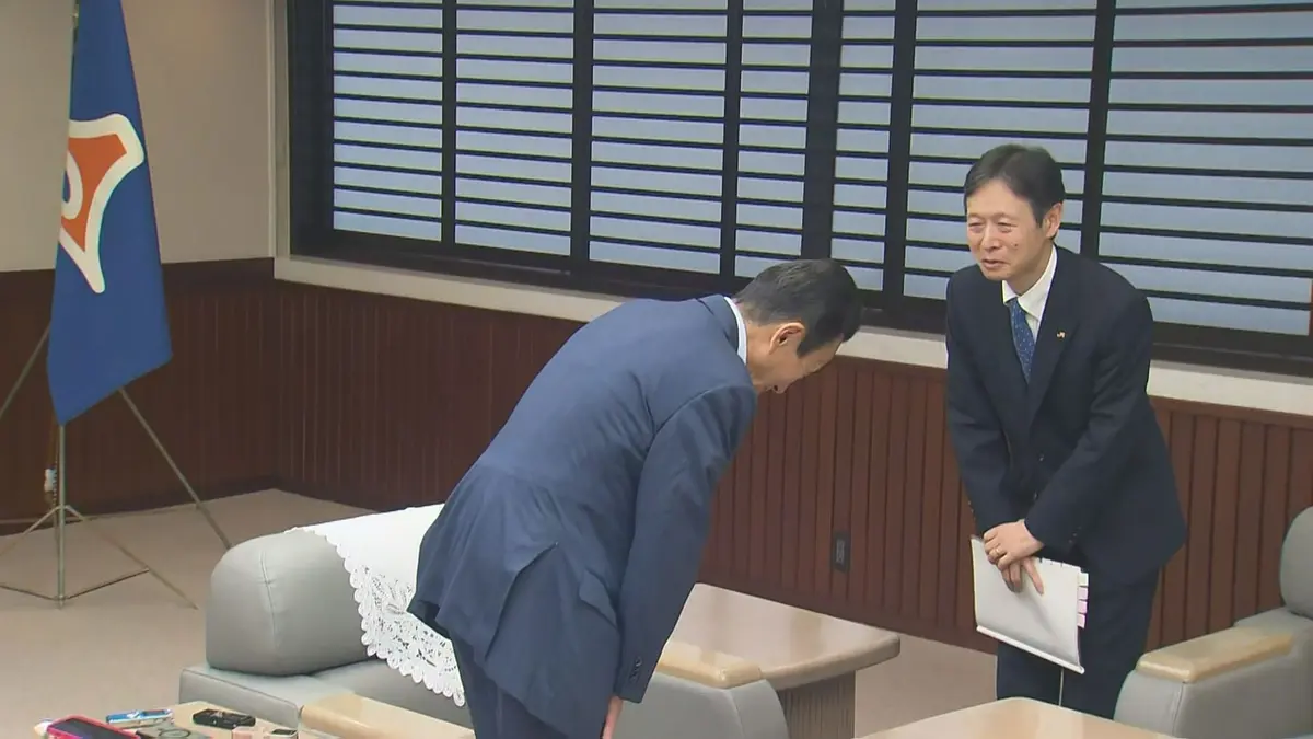 日テレNEWS NNN 7月1日(水) 19:26 JR東海社長が静岡県知事と面会