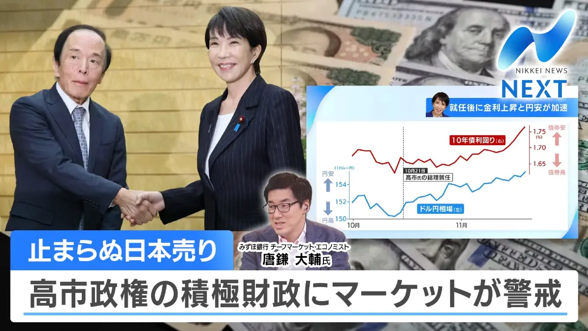NIKKEI NEWS NEXT 11月19日(水)放送分 止まらない円安と金利上昇～市場