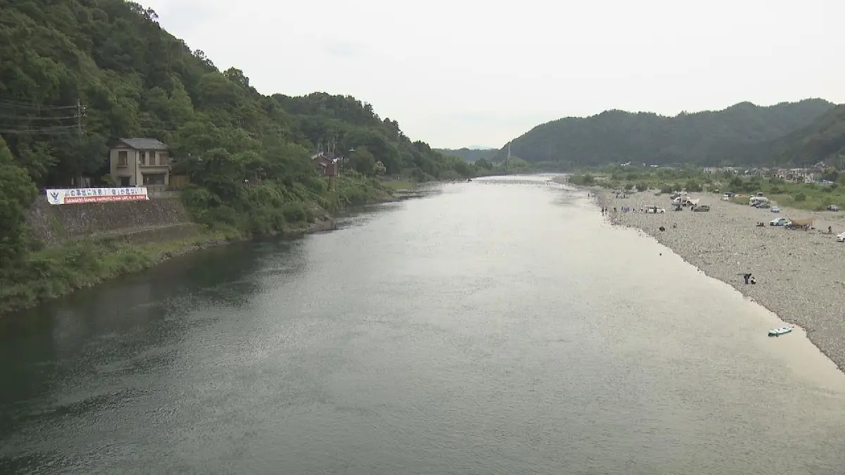 日テレNEWS NNN 6月7日(日) 9:25 釣りをしていた男性が流され死亡 岐阜