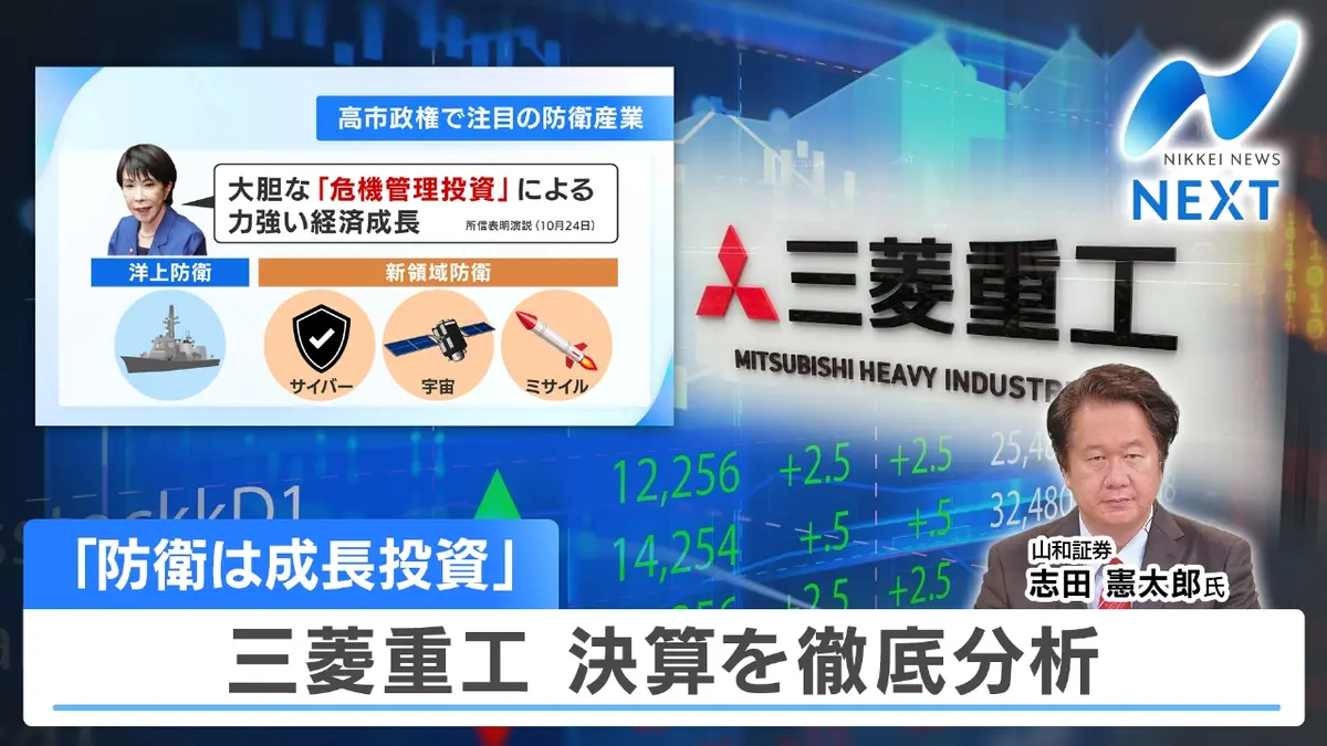 NIKKEI NEWS NEXT 11月7日(金)放送分 高市銘柄の「防衛業界」実力値は