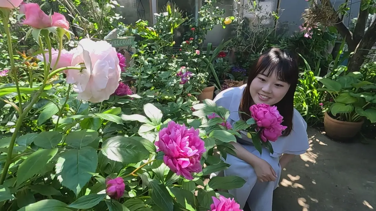 日テレNEWS NNN 5月8日(金) 18:47 自慢の個人庭園を公開 阿波市で
