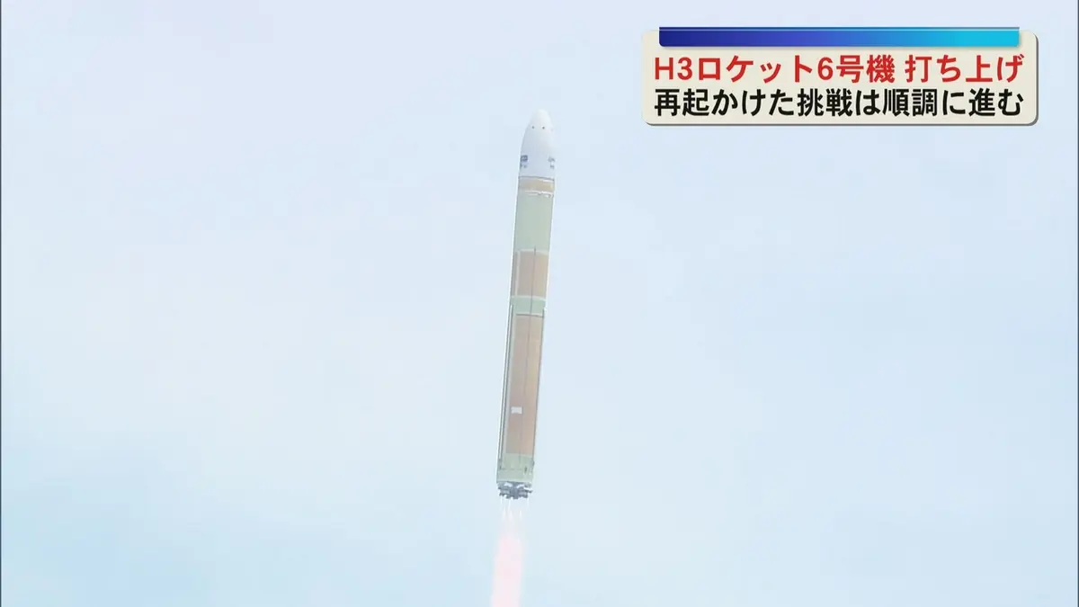 日テレNEWS NNN 6月12日(金) 12:02 【再起をかけた挑戦】H3ロケット6