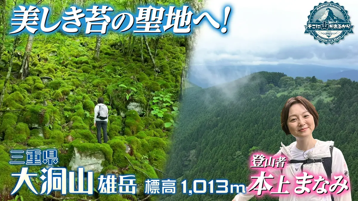 そこに山があるから 7月15日(水)放送分 本上まなみ 美しき苔の聖地へ