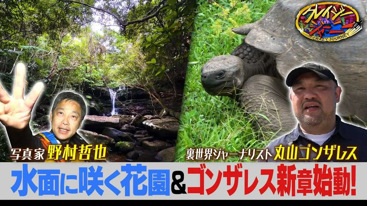 クレイジージャーニー 8月3日(月)放送分 西表島・水上に咲く奇跡の花園