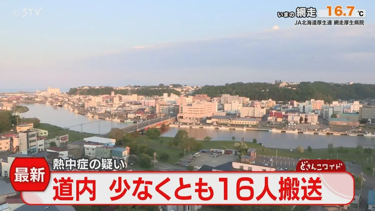 日テレNEWS NNN 6月2日(火) 18:35 【最新】道内熱中症疑い 午後3時まで