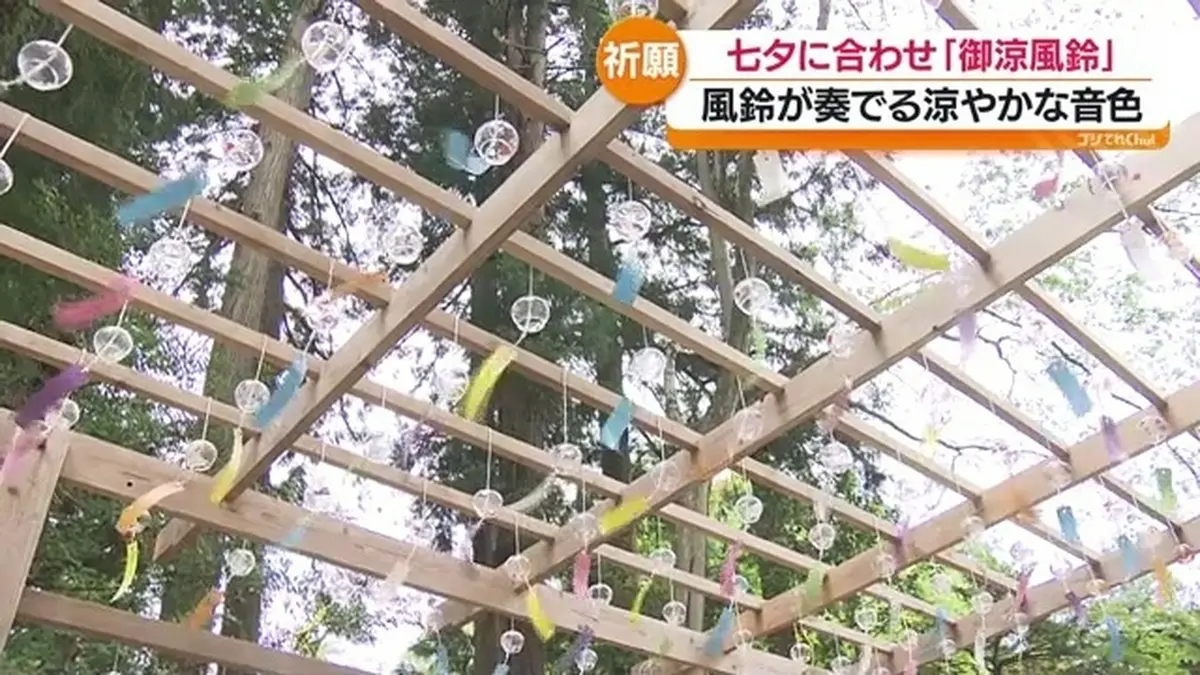 日テレNEWS NNN 6月2日(火) 19:12 風鈴が奏でる涼やかな音色 七夕に