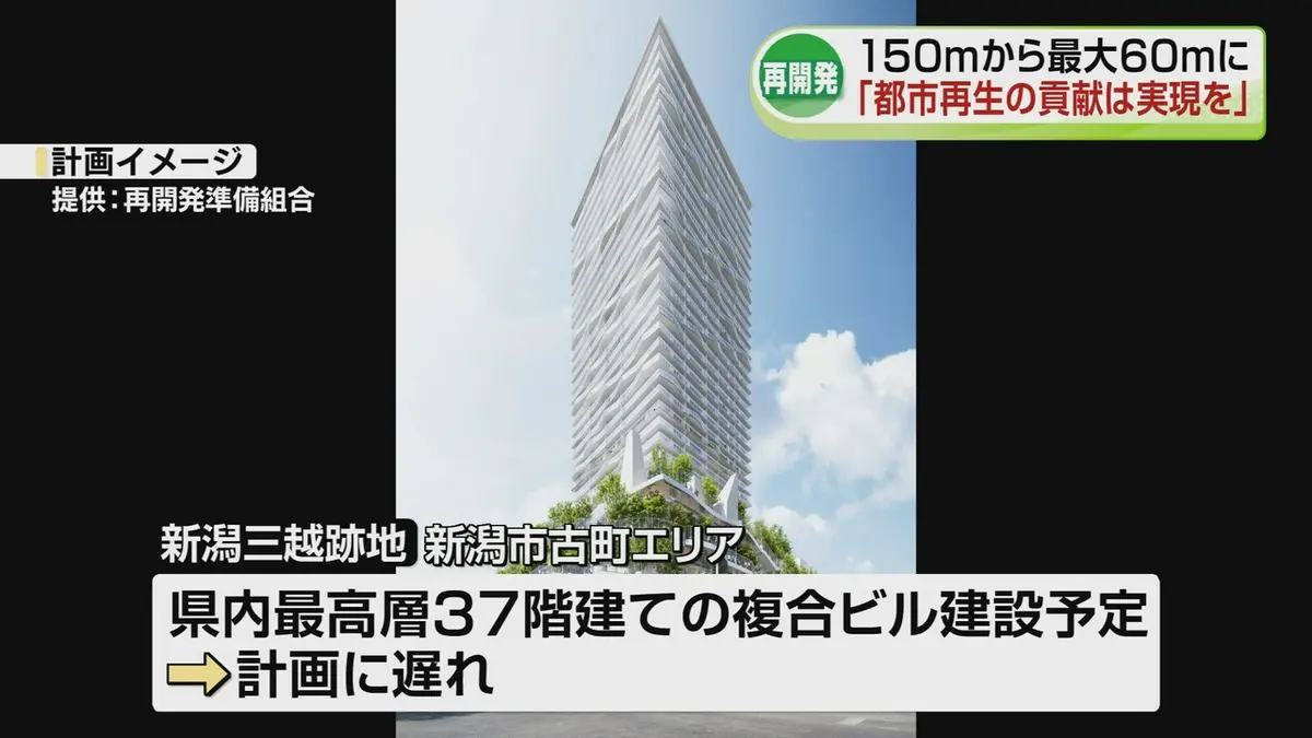 日テレNEWS NNN 6月30日(火) 20:25 【再開発】新潟三越跡地の複合ビル