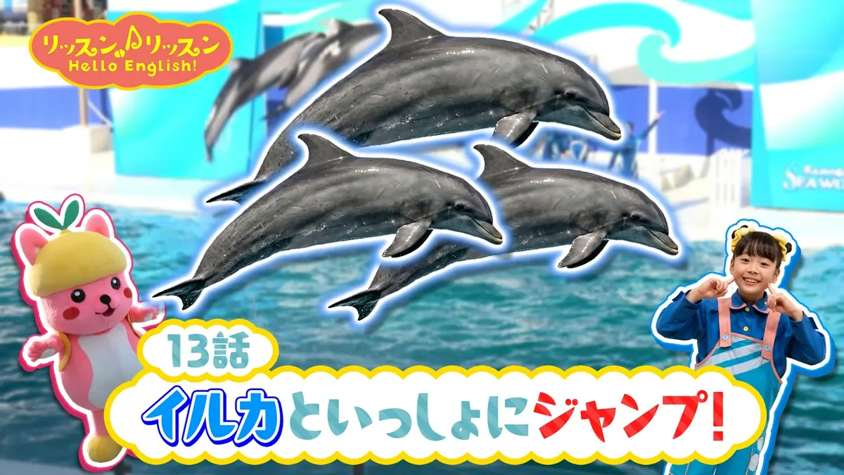 リッスン♪リッスン Hello English！ ♪13 イルカといっしょに