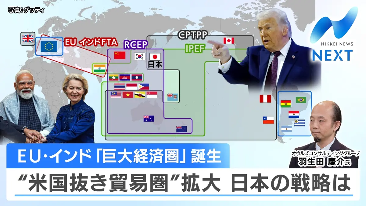 NIKKEI NEWS NEXT 1月30日(金)放送分  米FRB新議長は？/「米国抜き貿易圏」日本の戦略は？｜報道／ドキュメンタリー｜見逃し無料配信はTVer！人気の動画見放題