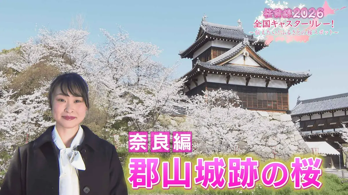 桜前線2026 全国キャスターリレー！ ～伝えたい！ふるさとの桜スポット