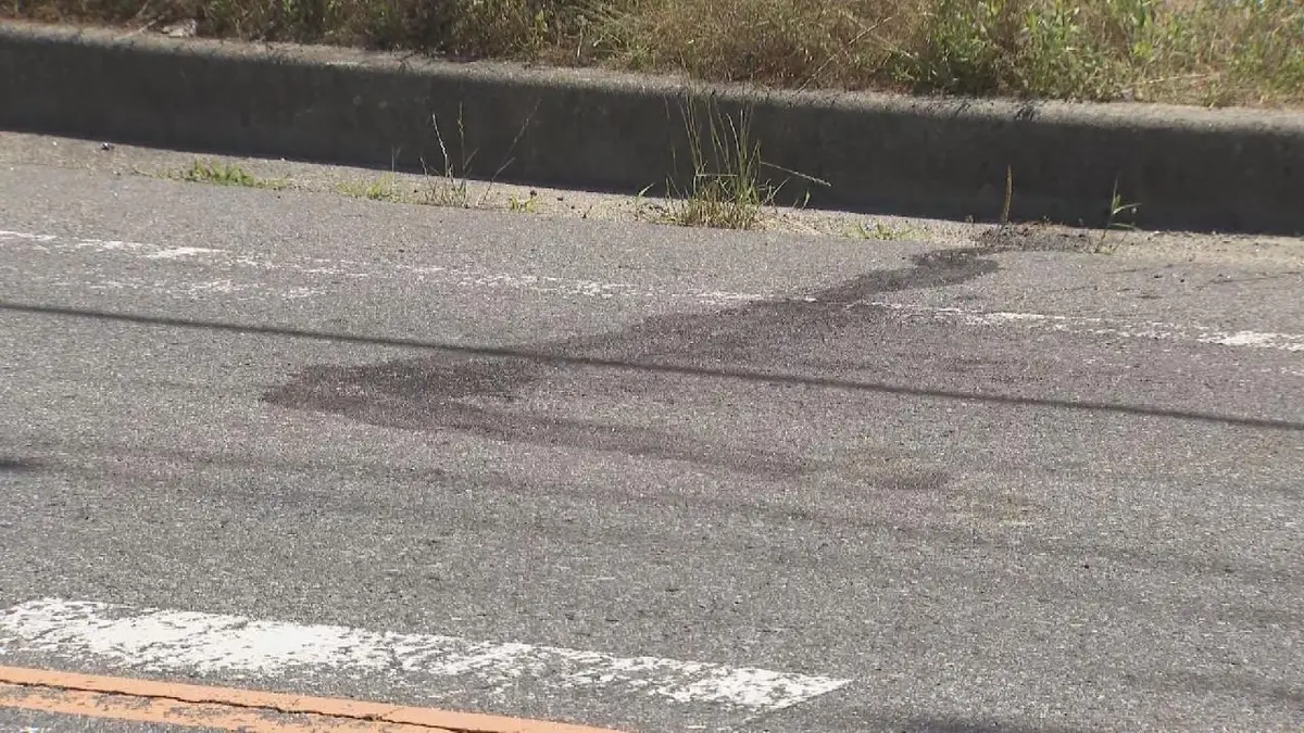 日テレNEWS NNN 5月29日(金) 19:27 自転車に乗っていた女性が車に