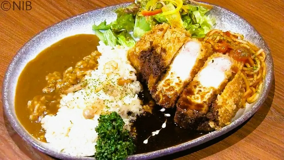 トルコライス 日テレNEWS NNN 10月4日(日) 8:00 サクサクでジューシーなカツが自慢