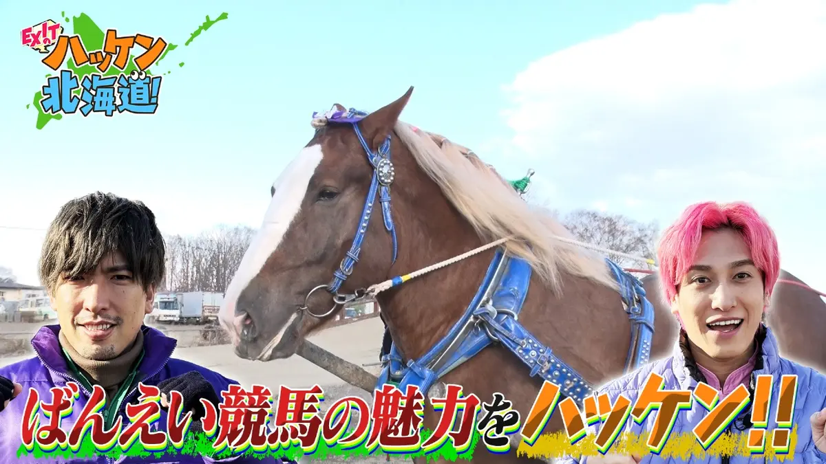 EXITのハッケン北海道！ 12月13日(土)放送分 競馬場に村ハッケン!?EXIT