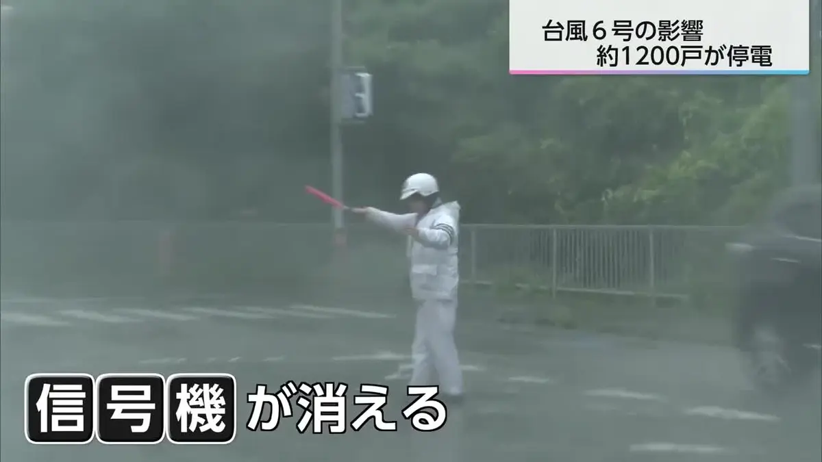 日テレNEWS NNN 6月2日(火) 19:59 台風6号の影響で宮崎県内約1200戸が