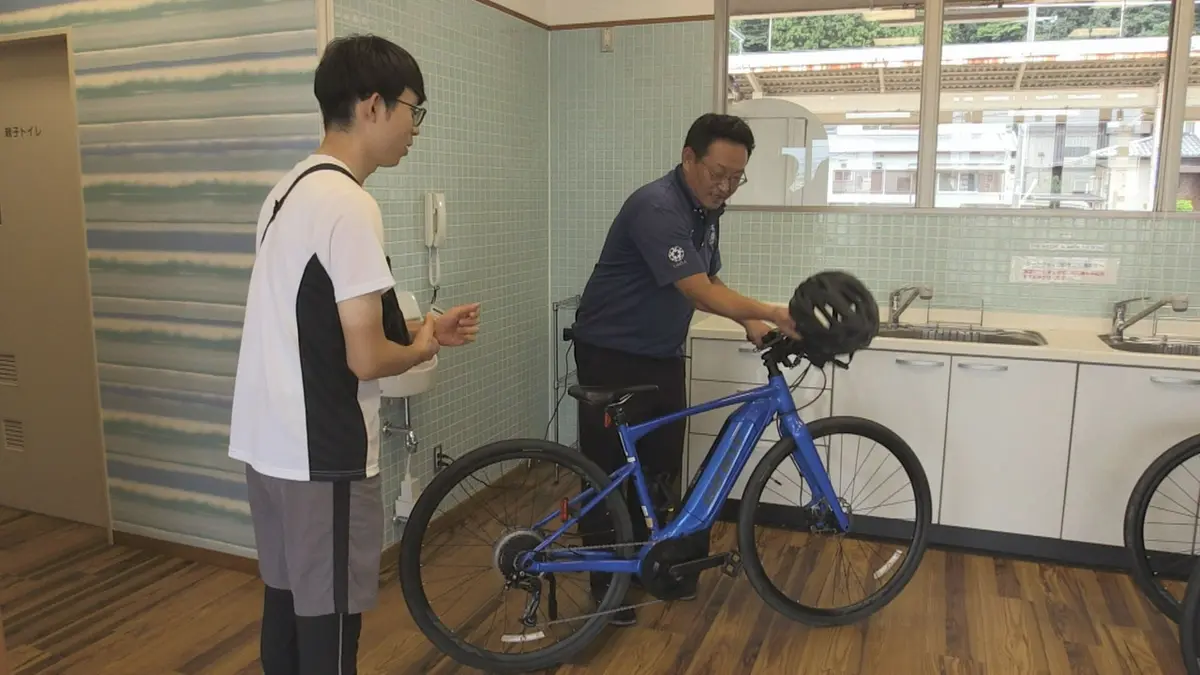 日テレNEWS NNN 9月25日(金) 21:24 レンタサイクルを自由に乗り捨て