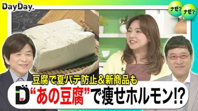 DayDay. 6月5日(金)放送分 うに、枝豆…新豆腐続々 新発見！高野豆腐で
