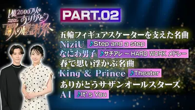 1億2000万人のありがとう 歌の感謝祭 5月6日(水)放送分 PART1 19時00分