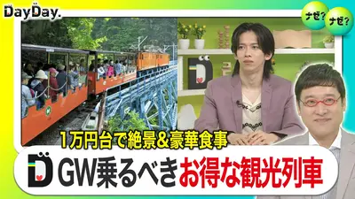 ※4月4日（最大9日）までにお届け DayDay. 4月29日(水)放送分 混雑を避けてGWを楽しむ！ 今乗りたいお得