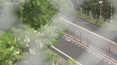 日テレNEWS NNN 5月22日(金) 18:34 秋田自動車道で大型バイクがワイヤ