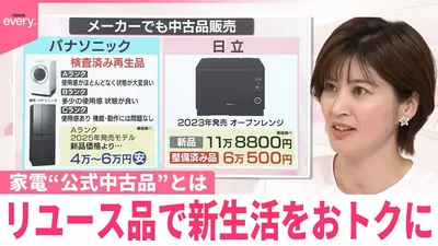 日テレNEWSセレクト 4月6日(月)放送分 【なるほどッ！】リユース品で新 