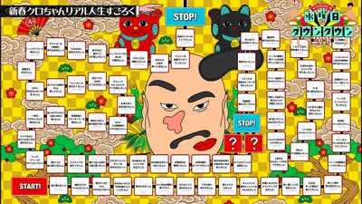水曜日のダウンタウン 2025年放送 新春クロちゃんリアル人生すごろく