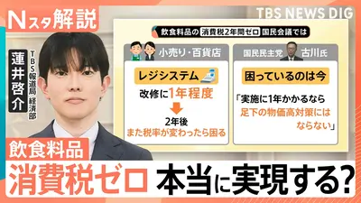 TBS NEWS DIG Powered by JNN 3月25日(水)放送分 「消費税ゼロ