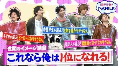 限界突破！やってM!LK 8月27日(木)放送分 街のイメージ大調査！自分が1