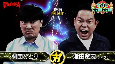 水曜日のダウンタウン 11月26日(水)放送分 電気イスゲーム 劇団ひとり